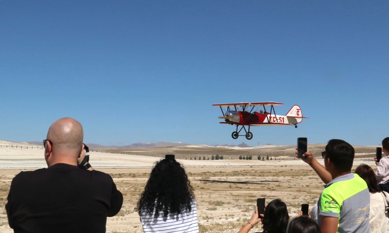 Havacılık tutkunları Eskişehir