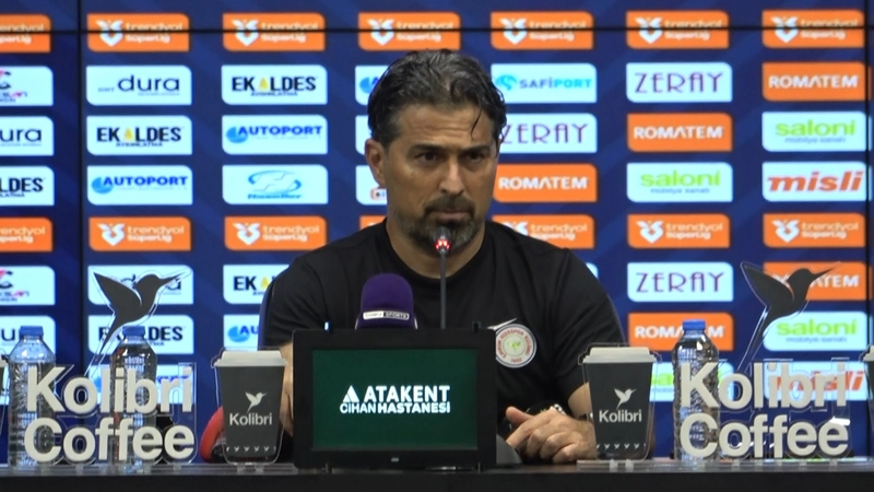 Kocaelispor - Çaykur Rizespor maçın ardından 