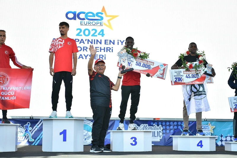 Uluslararası Kayseri 5’inci Yarı maratonu sona erdi