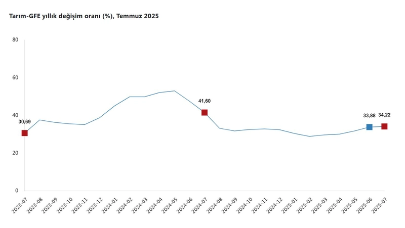TÜİK: Tarımsal girdi fiyatları temmuzda arttı