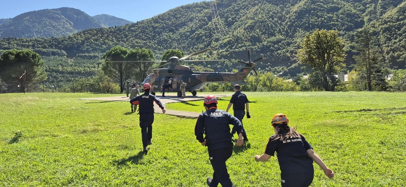   Rize ve Artvin’de sel sonrası hasar tespiti (4)