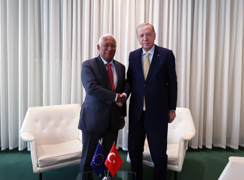 Cumhurbaşkanı Erdoğan, AB Konseyi Başkanı Costa ile görüştü