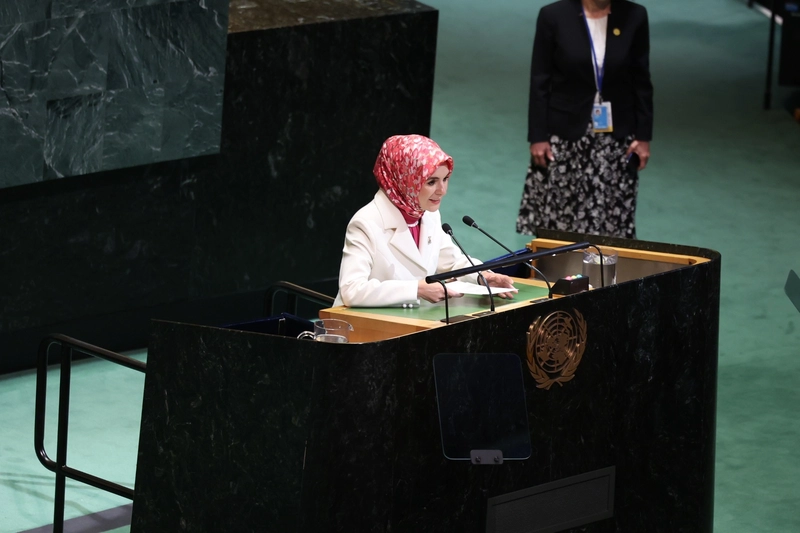 Bakan Göktaş, Dördüncü Dünya Kadın Konferansı Genel Kurul Üst Düzey Toplantısı