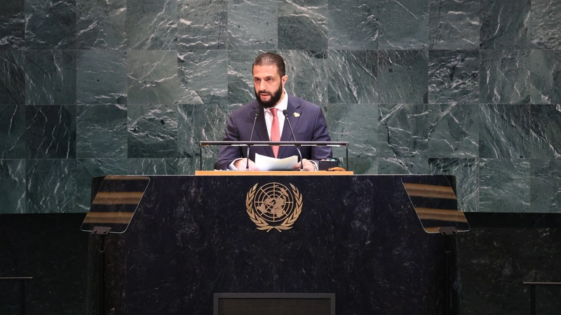 Suriye Cumhurbaşkanı Şara, Suriyelilere destek veren Türkiye ile diğer ülkelere BM kürsüsünden teşekkür etti