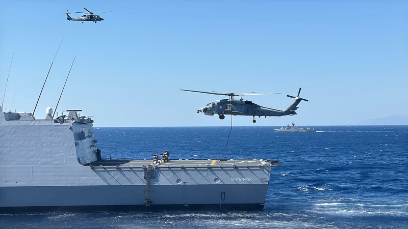 Muğla- Dostluk Denizi 2025 Tatbikatı seçkin gözlemci günü yapıldı /Video eklendi 