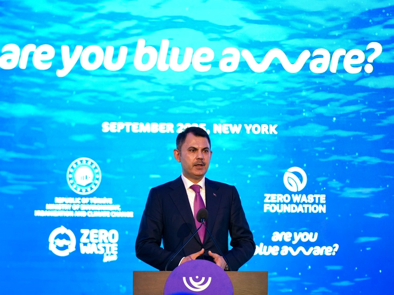 Bakan Kurum: Mavi bizim umudumuzdur, su medeniyetimizdir
