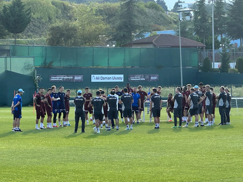Trabzonspor’da Fenerbahçe maçı hazırlıkları devam etti