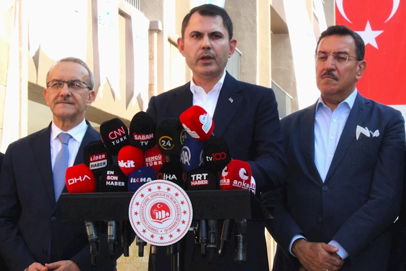 Bakan Kurum: Saatte 23, günde 550 konut yapıyoruz